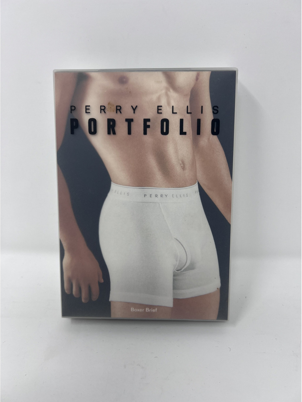 Perry Ellis Portfolio Men's Boxer Brief Underwear White